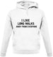 I Like Long Walks Away From Everyone Unisex Hoodie