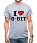 I Love 8-Bit Mens T-Shirt