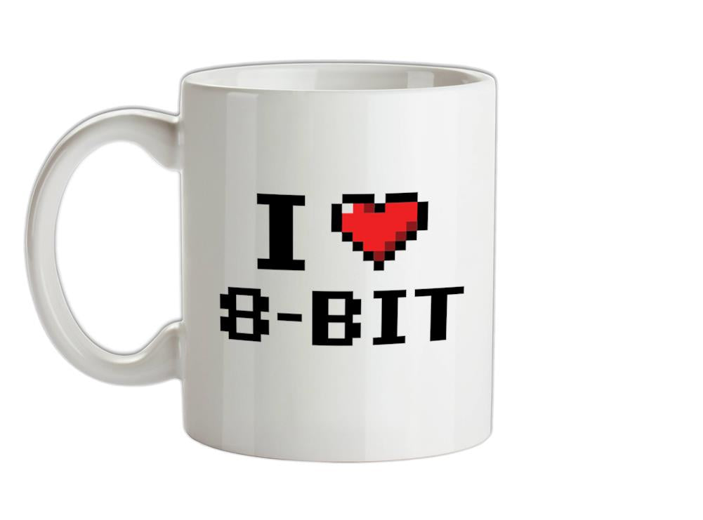 I Love 8-Bit Ceramic Mug
