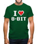 I Love 8-Bit Mens T-Shirt