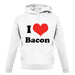 I Love Bacon unisex hoodie