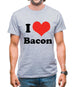 I Love Bacon Mens T-Shirt