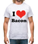 I Love Bacon Mens T-Shirt