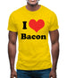 I Love Bacon Mens T-Shirt