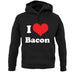 I Love Bacon unisex hoodie