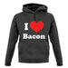 I Love Bacon unisex hoodie