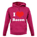 I Love Bacon unisex hoodie