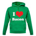 I Love Bacon unisex hoodie