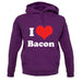 I Love Bacon unisex hoodie