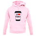 I Love Coffee unisex hoodie