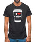 I Love Coffee Mens T-Shirt