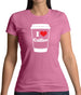 I Love Coffee Womens T-Shirt