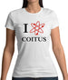 I Love Coitus Womens T-Shirt