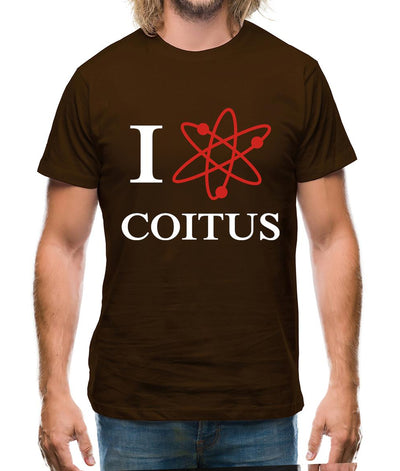 I Love Coitus Mens T-Shirt