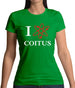 I Love Coitus Womens T-Shirt