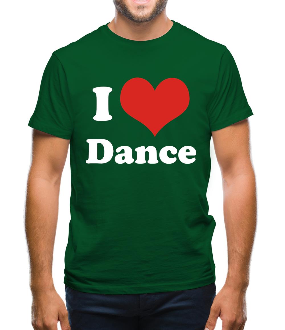I Love Dance Mens T-Shirt