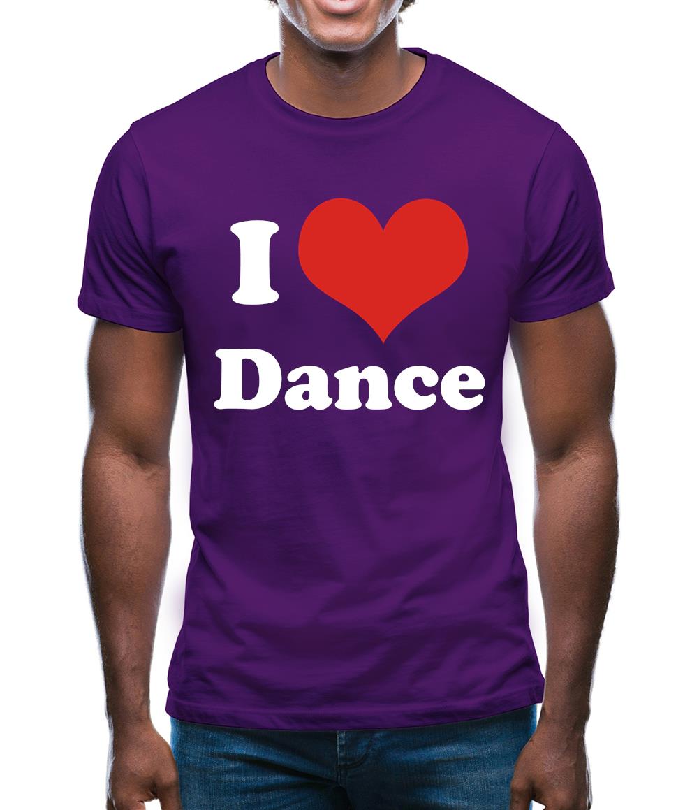 I Love Dance Mens T-Shirt