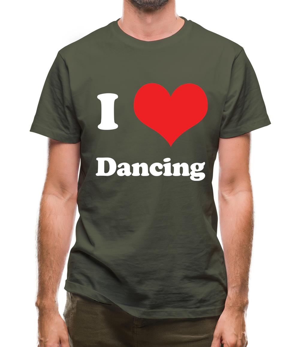 I Love Dancing Mens T-Shirt