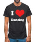 I Love Dancing Mens T-Shirt