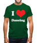 I Love Dancing Mens T-Shirt