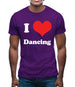 I Love Dancing Mens T-Shirt