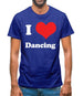 I Love Dancing Mens T-Shirt