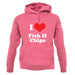 I Love Fish & Chips Unisex Hoodie