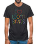I Love Loom Bands Mens T-Shirt