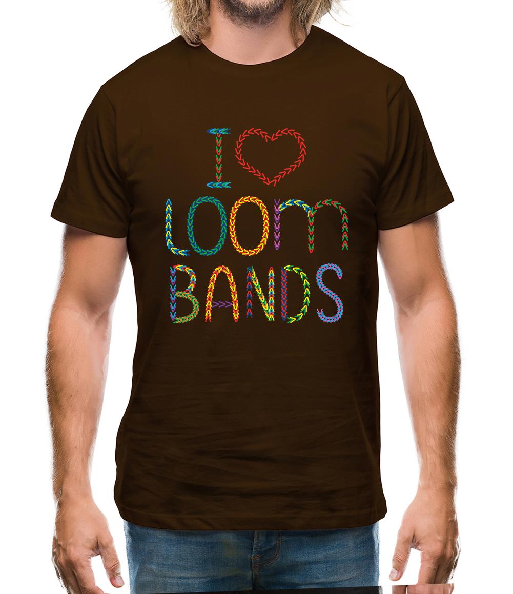 I Love Loom Bands Mens T-Shirt