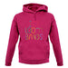 I Love Loom Bands unisex hoodie