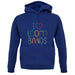 I Love Loom Bands unisex hoodie