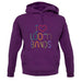 I Love Loom Bands unisex hoodie