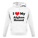 I Love My Afghan Hound unisex hoodie