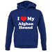 I Love My Afghan Hound unisex hoodie