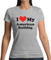 I Love My American Bulldog Womens T-Shirt