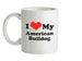 I Love My American Bulldog Ceramic Mug