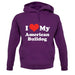 I Love My American Bulldog unisex hoodie