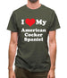 I Love My American Cocker Spaniel Mens T-Shirt