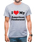 I Love My American Fox Hound Mens T-Shirt