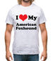 I Love My American Fox Hound Mens T-Shirt