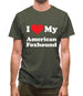 I Love My American Fox Hound Mens T-Shirt