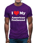 I Love My American Fox Hound Mens T-Shirt