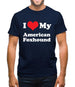 I Love My American Fox Hound Mens T-Shirt