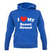 I Love My Basset Hound unisex hoodie