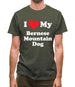 I Love My Bernese Mountain Dog Mens T-Shirt