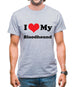 I Love My Blood Hound Mens T-Shirt