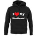 I Love My Blood Hound unisex hoodie