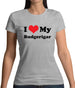 I Love My Budgerigar Womens T-Shirt