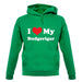 I Love My Budgerigar unisex hoodie