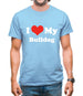 I Love My Bulldog Mens T-Shirt